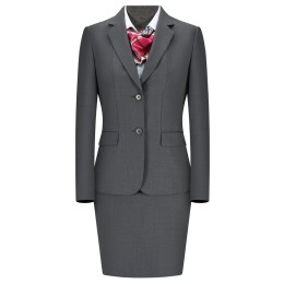 製作女西裝外套  保險從業員 樂團 修腰 修身西裝專門店 單排兩鈕西裝 灰色 50%polyester 50%羊毛 275克 WY5003  CHENSHANG SKLS082 製作女西裝外套  保險從業員 樂團 修腰 修身西裝專門店 單排兩鈕西裝 灰色 50%polyester 50%羊毛 275克 WY5003  CHENSHANG SKLS082